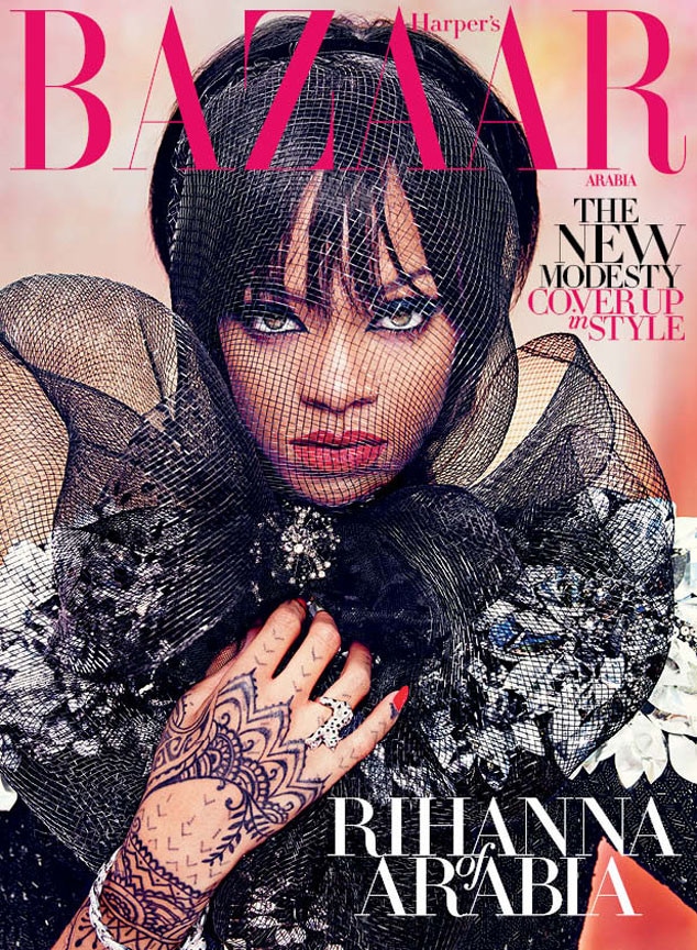 Rihanna Gets Glam for Harper's Bazaar Arabia—See the Pics! - E! Online - CA
